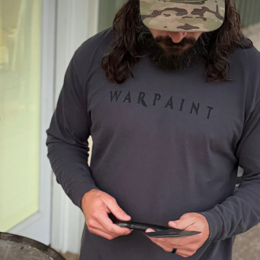 Charcoal/Black Warpaint Long Sleeve