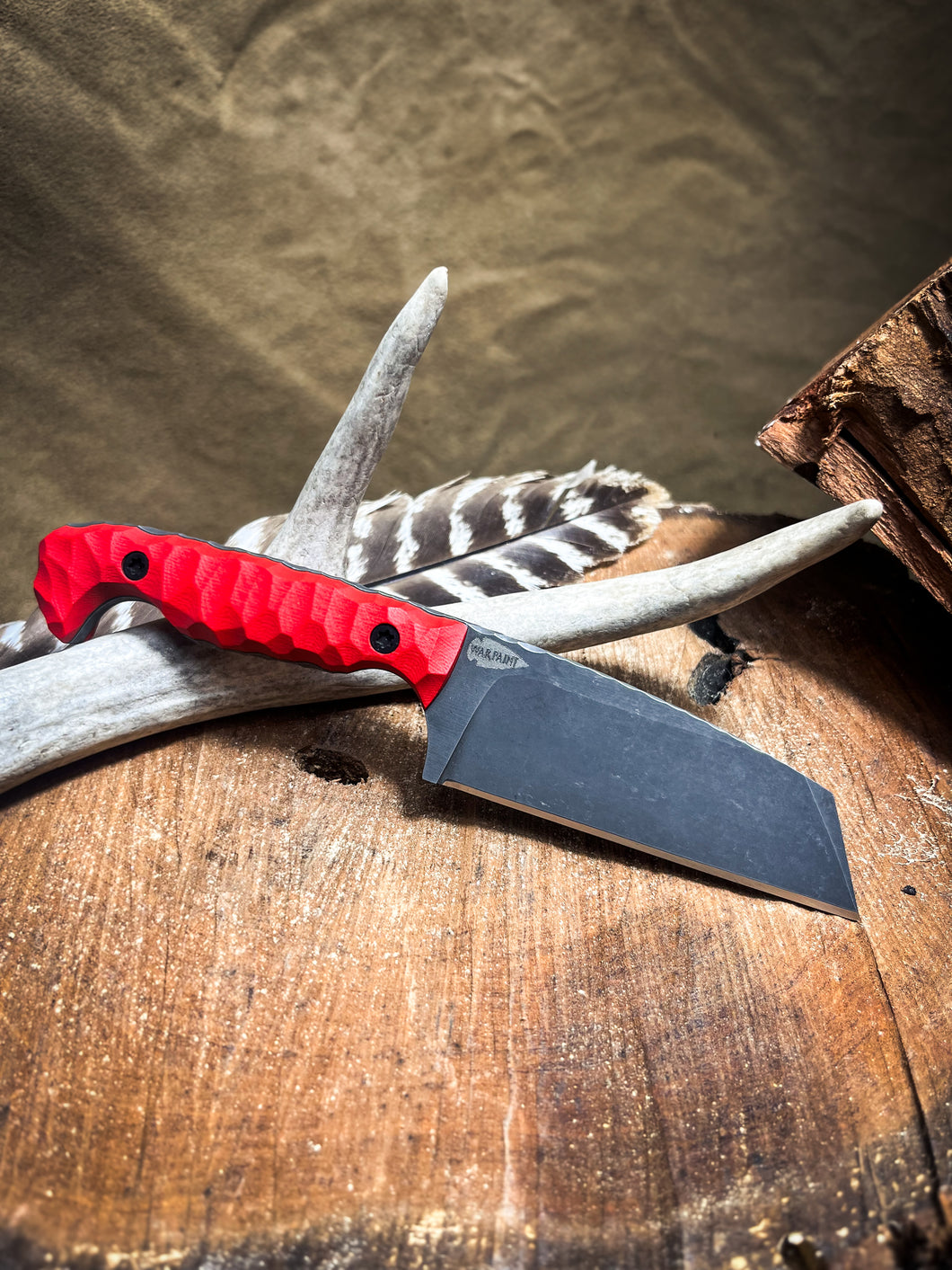 Coyote Reverse Tanto - Red/Black